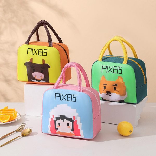 ساک غذا طرح پیکسلی