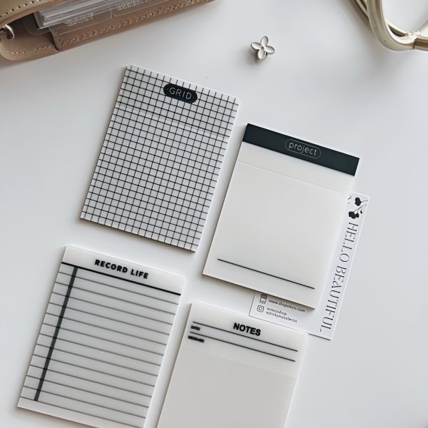 استیک نوت شفاف خط دار