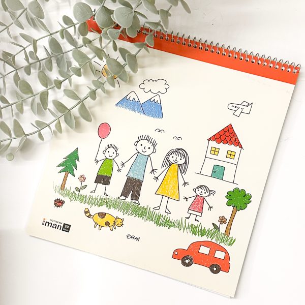 دفتر نقاشی ۳۰ برگ طرح نقاشی بچها