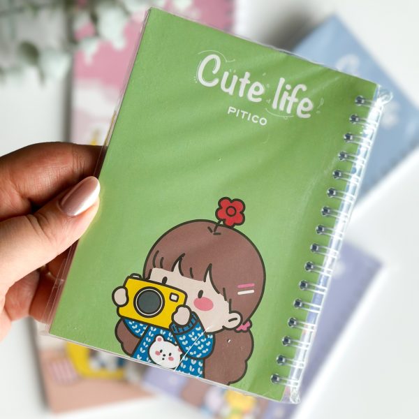دفترچه یادداشت پیتیکو طرح دختر کیوت
