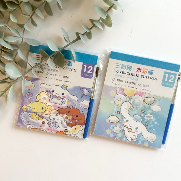 دفترچه آبرنگی سایز کوچیک سانریو