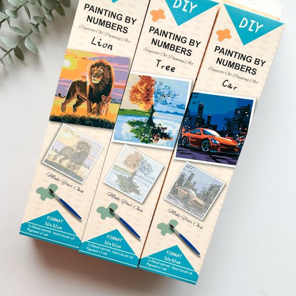 رنگ آمیزی با اعداد  ۳۰*۳۰