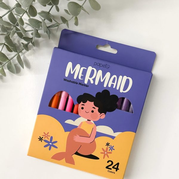 ماژیک نقاشی ۲۴ رنگ پاپلی