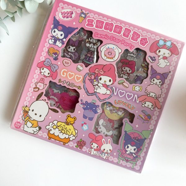 استیکر ۱۰۰ ورقی سانریو