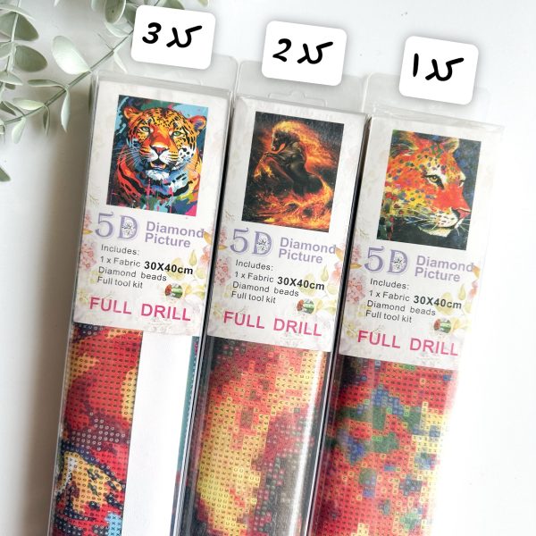 نقاشی الماسی بزرگسال ۳۰*۴۰