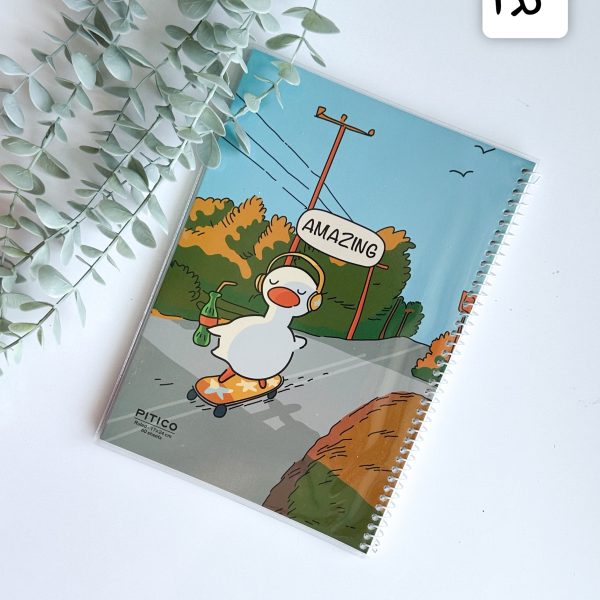 دفتر ۶۰ برگ مجلد مدل amazing