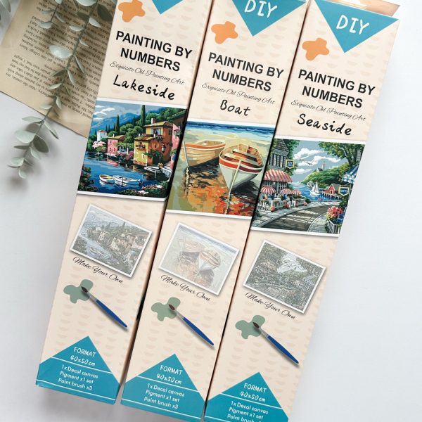 رنگ امیزی با اعداد رولی ۴۰*۵۰