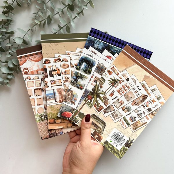 دفترچه استیکر دختر مخصوص ژورنال نویسی