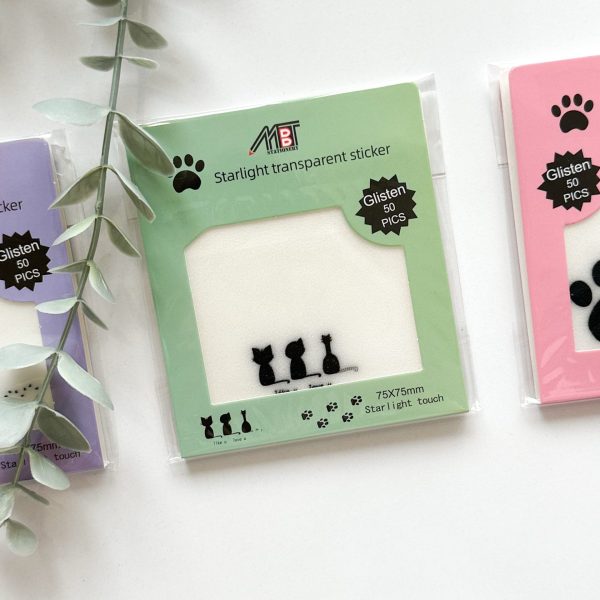 استیک نوت شفاف شاین دار